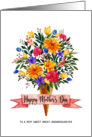 Mother’s Day Ice Cream Cone Flowers for Great Granddaughter card