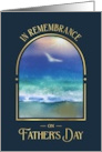 In Remembrance on Father’s Day Ocean Wave with Seagull card