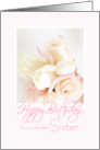 Sister Happy Birthday Roses card