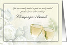 Post-Wedding Champagne Brunch Invitation card
