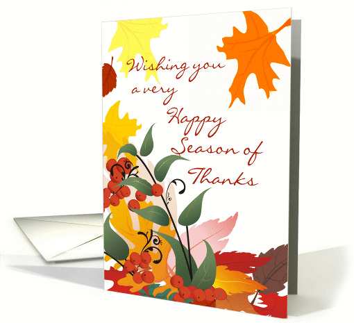 Season of Thanks - Vertical card (105948)