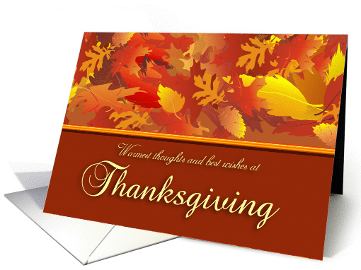 Thanksgiving Wishes card (105950)