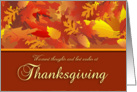 Thanksgiving Wishes card