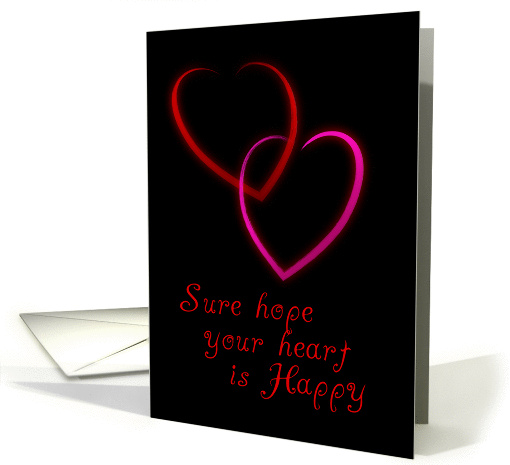 Two Happy Hearts card (142066)