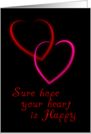 Two Happy Hearts card