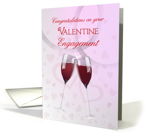 Valentine Engagement card (148678)