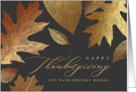 Happy Thanksgiving Holiday Business Greeting card