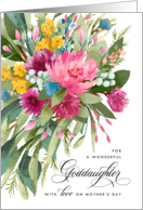 Happy Mother’s Day Beautiful Bouquet for Goddaughter card