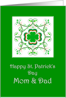 St. Patrick’s - Mom & Dad card