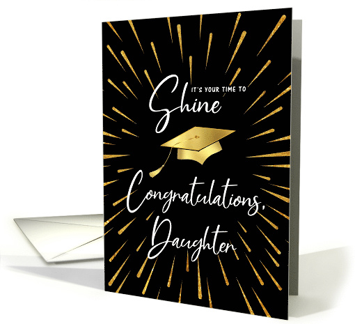 Graduation Time to Shine Gold Fireworks - Congratulations... (1603748)