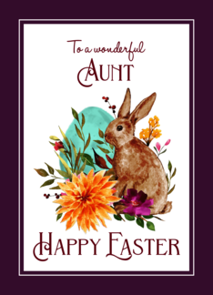 Happy Easter to Aunt...