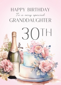 Granddaughter 30th...