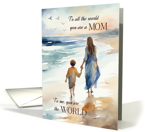 Happy Mothers Day Mom from Son card (1831320)