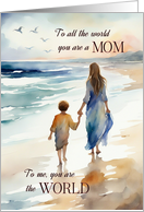 Happy Mothers Day Mom from Son card