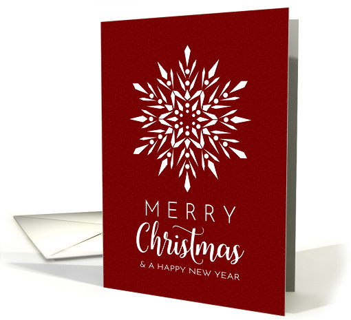 Merry Christmas Nordic Snowflake card (1879660)