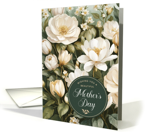General Mothers Day Vintage Magnolia Flowers card (1915938)