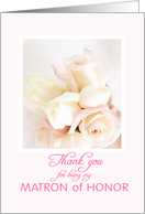 Matron of Honor - Thank You card