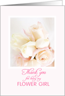 Flower Girl - Formal Thank You card