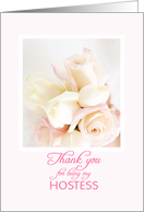 Hostess - Thank You card