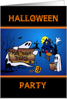 Halloweeen Party Invitation card