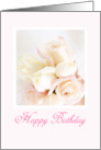 Happy Birthday - Pretty Pink Roses card