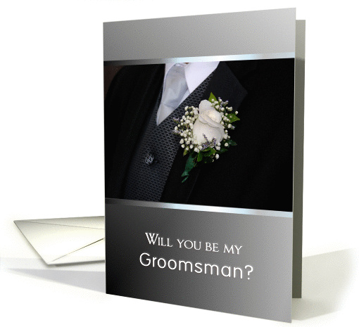 Will you be my Groomsman? card (223896)