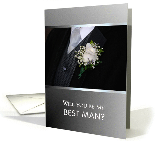 Will you be my Best Man? card (223926)