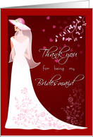 Bridesmaid - Thank You card