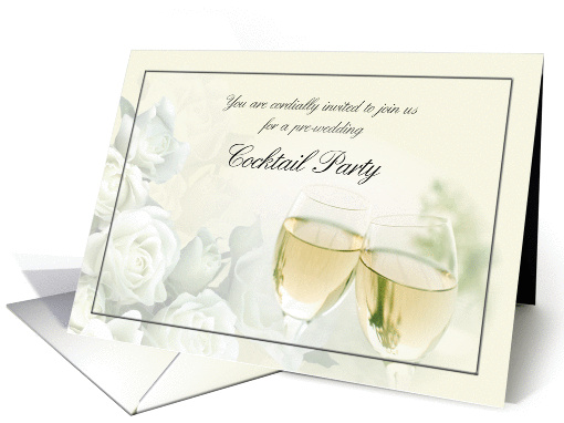 Pre-Wedding Cocktail Party Invitation card (256461)
