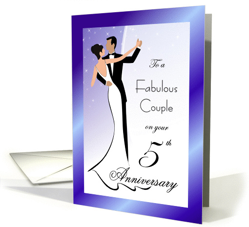 5th Anniversary card (273801)
