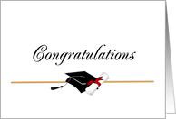Graduation Congratulations - Elegant Script card