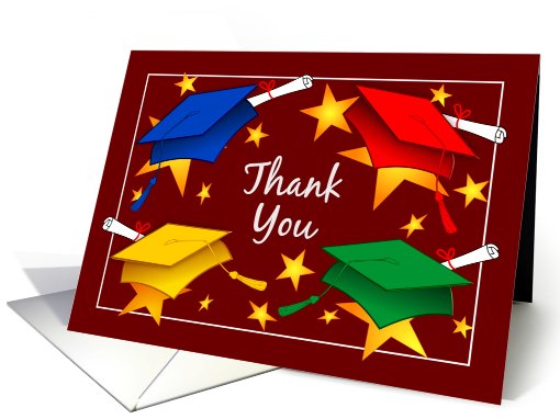 Graduation Thank You card (402763)