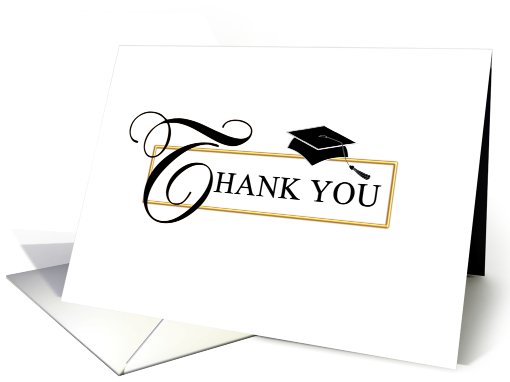 Graduation Thank You Card - Classic card (411738)