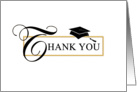 Graduation Thank You Card - Classic card