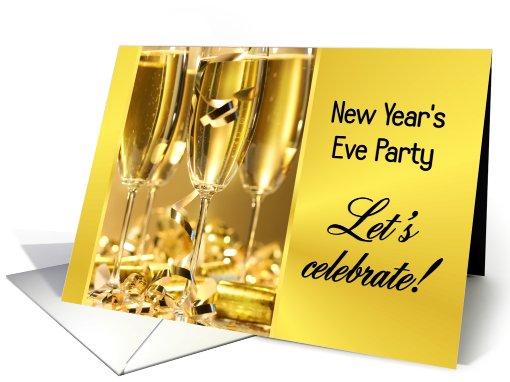Elegant New Year's Party Invitation card (468537)