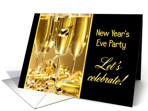 Formal New Year's Party Invitation card (468539)