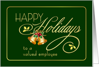 Happy Holidays - Valued Employee card
