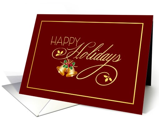 Happy Holidays - Elegant Holiday card (508396)
