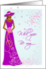 Will You Be my Maid of Honor - Custom for Saran card