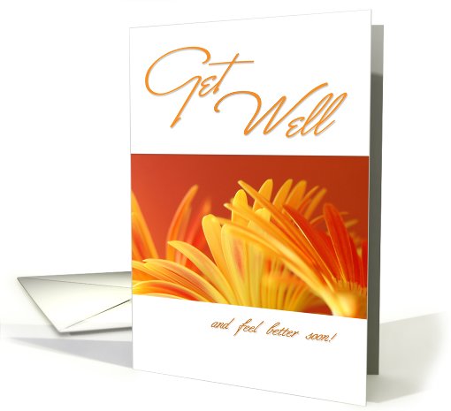 Get Well Feel Better - Warm Bouquet card (772485)