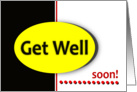 Get Well Soon - Business Card