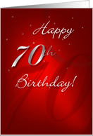 Birthday - 70 card