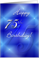 Birthday - 75 card