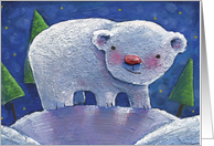 Christmas Critters: Bear card
