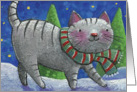 Christmas Critters: Kitty card