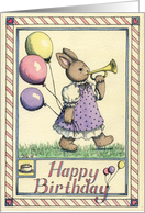 Bunny Birthday card