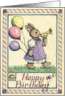 Bunny Birthday card