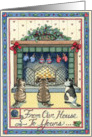 Three Little Kittens card