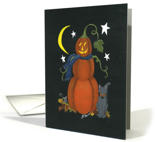 Pumpkin Jack & Friends card (50605)