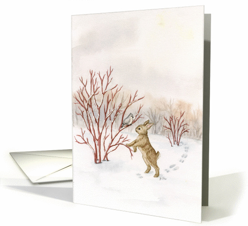 Winter Encounter - Blank card (50623)